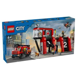 Lego City İtfaiye İstasyonu ve Aracı - Lego