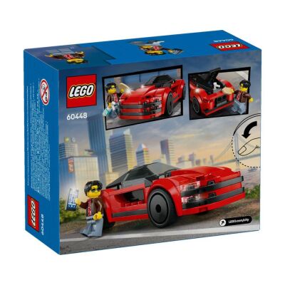 Lego City Kırmızı Spor Araba 60448 - 3