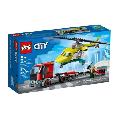 Lego City Rescue Helikopter Transport 215 Parça 5 Yaş Üzeri - 1