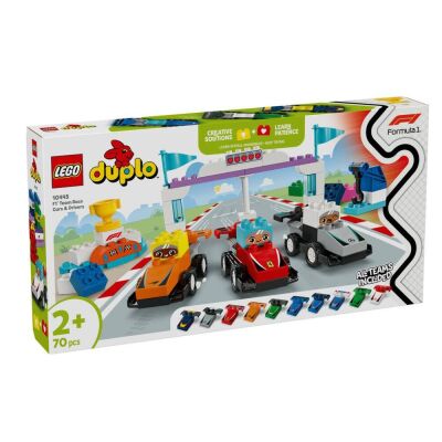Lego Duplo Takımı Yarış Arabaları ve Sürücüler Ailece 10445 70 Parça - 1