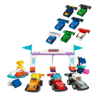 Lego Duplo Takımı Yarış Arabaları ve Sürücüler Ailece 10445 70 Parça - 2