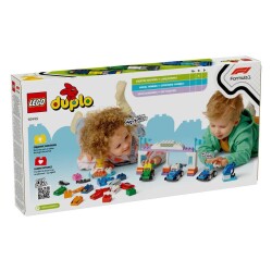 Lego Duplo Takımı Yarış Arabaları ve Sürücüler Ailece 10445 70 Parça - 3