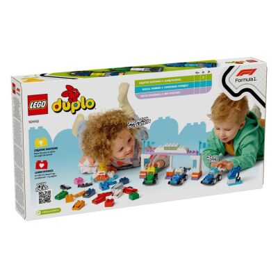 Lego Duplo Takımı Yarış Arabaları ve Sürücüler Ailece 10445 70 Parça - 3