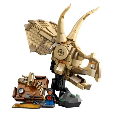 Lego Jurassic World Dinozor Fosilleri Triceratops Kafatası 468 Parça 76969 - 2