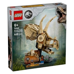 Lego Jurassic World Dinozor Fosilleri Triceratops Kafatası 468 Parça 76969 - Lego