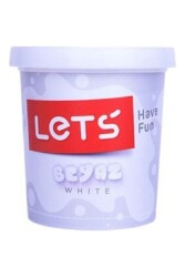 Lets Oyun Hamuru Tek Renk Beyaz 115 GR - Lets