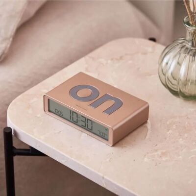 Lexon Flip Klasik Şarj Edilebilir Alarm Saat Dore - 5