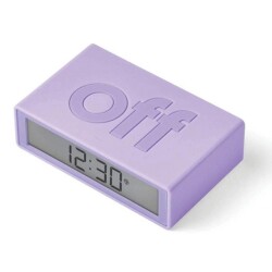 Lexon Flip Klasik Şarj Edilebilir Alarm Saat Lila - 2