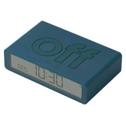 Lexon Flip Klasik Şarj Edilebilir Alarm Saat Petrol - Lexon