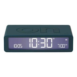 Lexon Flip Klasik Şarj Edilebilir Alarm Saat Petrol - 2