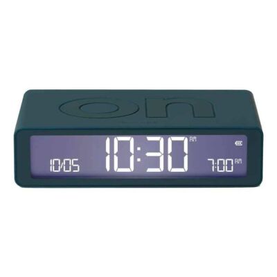 Lexon Flip Klasik Şarj Edilebilir Alarm Saat Petrol - 2