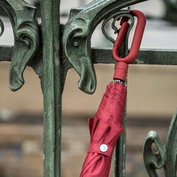 Lexon Mini Hook Şemsiye Kırmızı - Thumbnail