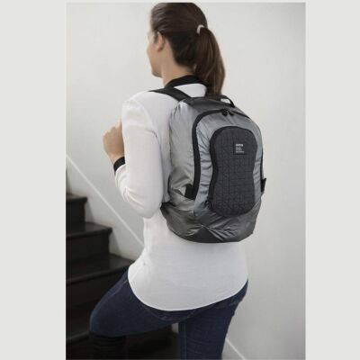 Lexon Peanut Katlanabilir Sırt Çantası Metalik Gri - 3
