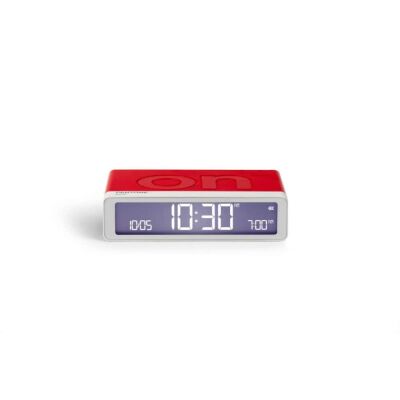 Lexon x Pantone Flip Klasik Şarj Edilebilir Alarm Saat Kırmızı - 2