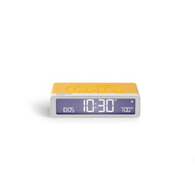 Lexon x Pantone Flip Klasik Şarj Edilebilir Alarm Saat Sarı - 3