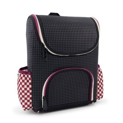 Light Plus Nine Student Sırt Çantası Checkered Brick - 1