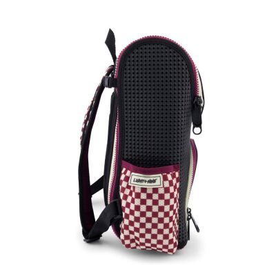 Light Plus Nine Student Sırt Çantası Checkered Brick - 3