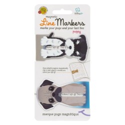 Linemarkers Dogs Mıknatıslı Kitap Ayracı Köpekler - Thinking Gifts