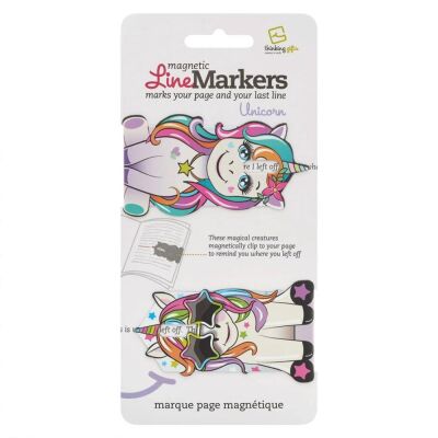 Linemarkers Unicorn Mıknatıslı Kitap Ayracı Unicorn - 1