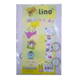 Lino Küçülen Kağıt 2li Anahtarlıklı A5 - Lino