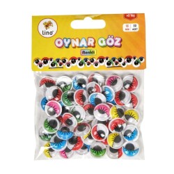 Lino Oynar Göz Renkli 15 Mm 50li - Lino