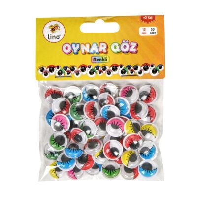 Lino Oynar Göz Renkli 15 Mm 50li - 1