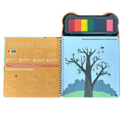 Lino Parmak Boyama Aktivite Kitabı Animal - 2