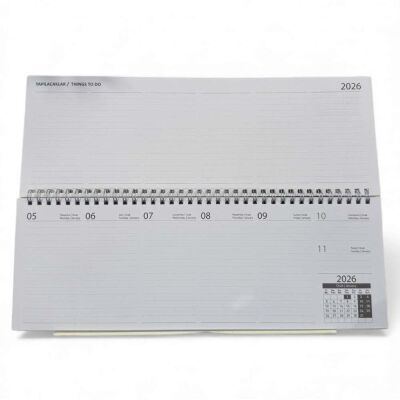 Liz 2026 Masa Takvimi 12x33cm Hayvan Tasarım Masa Sümeni - 2