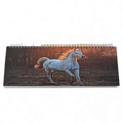 Liz 2026 Masa Takvimi 12x33cm Hayvan Tasarım Masa Sümeni - 3