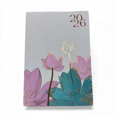 Liz 2026 Yeni Yıl Ajandası 14x20 Bristol Esnek Kapak 168 Yap Kenarları Yaldızlı - 2