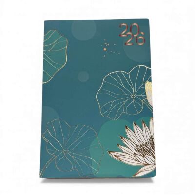 Liz 2026 Yeni Yıl Ajandası 14x20 Bristol Esnek Kapak 168 Yap Kenarları Yaldızlı - 1