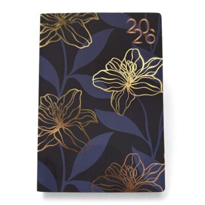 Liz 2026 Yeni Yıl Ajandası 14x20 Bristol Esnek Kapak 168 Yap Kenarları Yaldızlı - 3