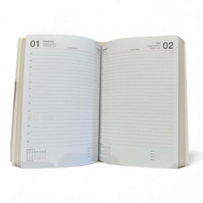 Liz 2026 Yeni Yıl Ajandası 14x20 Bristol Esnek Kapak 168 Yap Kenarları Yaldızlı - 5