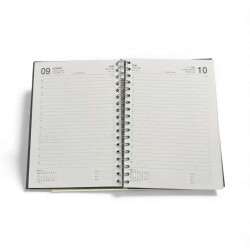 Liz 2026 Yeni Yıl Ajandası Spiralli 17x24 Thermo Deri - 2