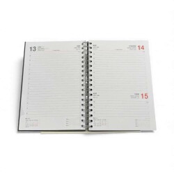 Liz 2026 Yeni Yıl Ajandası Spiralli 17x24 Thermo Deri - 3