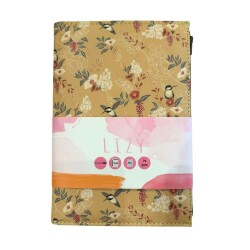 Liz Fermuarlı Suni Deri Defter Kareli Ucello - Liz