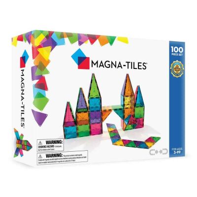 Magna Tiles Clear Colors 100 Parça - 1