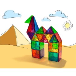 Magna Tiles Clear Colors 100 Parça - 5