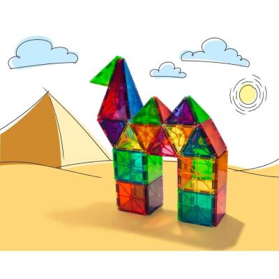 Magna Tiles Clear Colors 100 Parça - 5