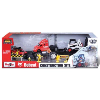 Maisto Mini Work Machines Bobcat İnşaat Seti - 3