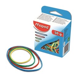 Maped Farklı Boylarda Renkli Paket Lastiği 50 gr - Maped