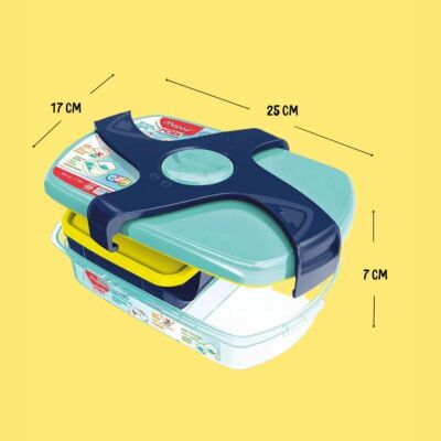 Maped Picnic Beslenme Kutusu 1.8 Litre Turkuaz - 3