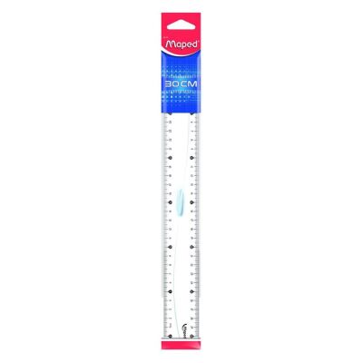 Maped Plastik Desimetre Cetvel 30 Cm - 1