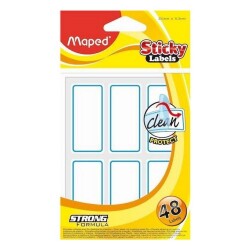 Maped Sticky Labels Üzeri Korumalı Etiket 48li 25 x 53 mm - Maped