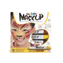 Maskup Çocuk Yüz Boyası 3lü Animals - Carioca