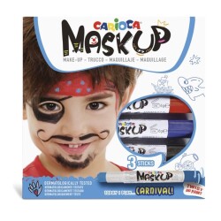 Carioca Maskup Çocuk Yüz Boyası 3lü Carnival - Carioca