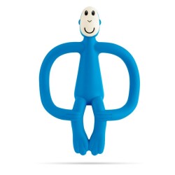 Matchstick Monkey Diş Kaşıma Oyuncağı Mavi Maymun - Matchstick Monkey