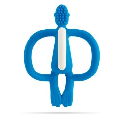 Matchstick Monkey Diş Kaşıma Oyuncağı Mavi Maymun - 2