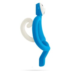 Matchstick Monkey Diş Kaşıma Oyuncağı Mavi Maymun - 3