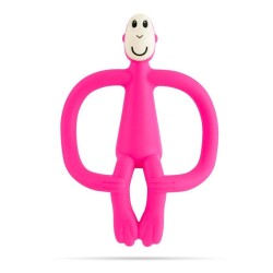 Matchstick Monkey Diş Kaşıma Oyuncağı Pembe Maymun - Matchstick Monkey
